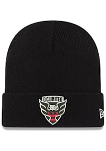 New Era DC United Black Basic Cuff Mens Knit Hat
