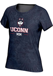 ProSphere UConn Huskies Womens Navy Blue Mom Short Sleeve T-Shirt