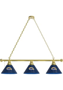 Kent State Golden Flashes 3 Shade Gold Billiard Lamp
