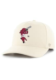 47 Arkansas Razorbacks Vintage Batting Hog Hitch Adjustable Hat - Natural