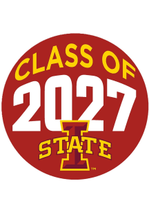 Iowa State Cyclones 3&quot; Class of 2027 Button - Yellow