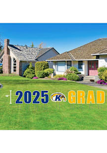 Kent State Golden Flashes Yearly Yard Sign - White