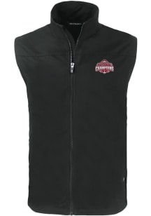 Mens Ohio State Buckeyes Black Cutter and Buck 2024 Football National Champion Charter Vest