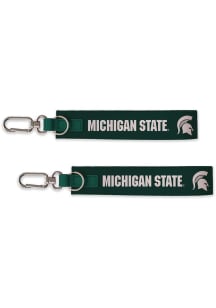 Green Michigan State Spartans Oversized KeyStrap Keychain