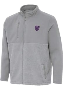 Antigua Louisville City FC Mens Ash Daily Fused Medium Weight Jacket
