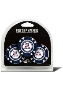 Arizona Wildcats Poker Chip 3 Pack Golf Ball Marker