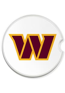Washington Commanders Team Logo Car Coaster - White