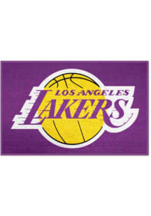 Los Angeles Lakers Logo Interior Rug - Purple