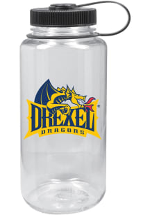 White Drexel Dragons Team Logo Water Bottle