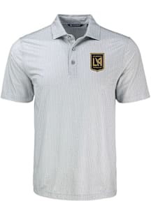 Cutter and Buck Los Angeles FC Grey Shadow Check Big and Tall Polo
