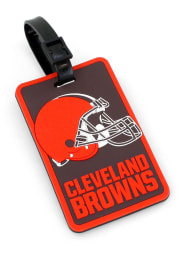 Cleveland Browns Black Rubber Luggage Tag