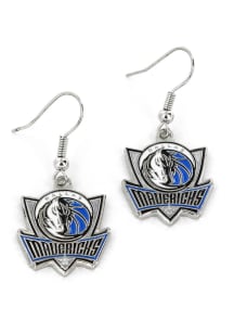 Dallas Mavericks Logo Dangle Womens Earrings