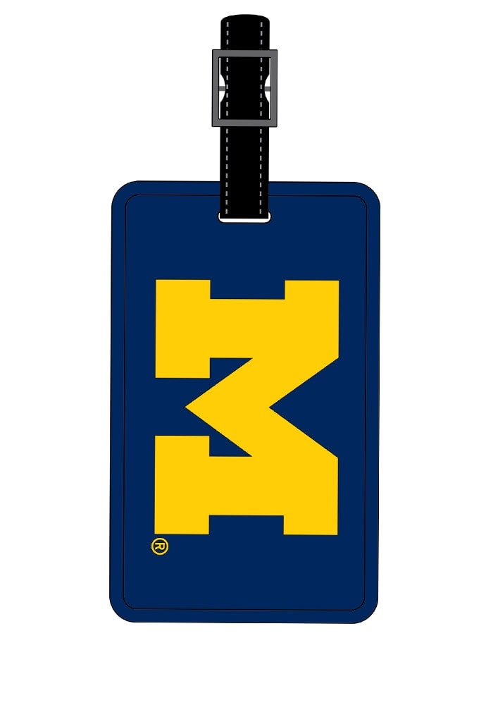 Aminco Portachiavi Ufficiale NCAA Michigan Wolverines Con Logo Squadra - Regalo Per Tifosi Di Sport