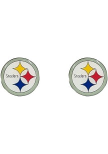 Pittsburgh Steelers Logo Post Womens Earrings