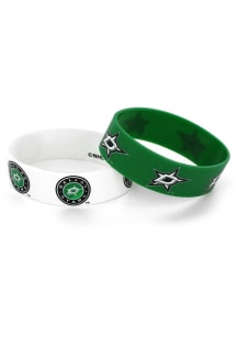Dallas Stars 2 Pack Silicone Design Kids Bracelet