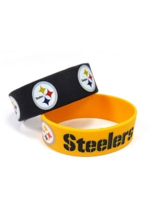Pittsburgh Steelers 2pk Bulky Bands Kids Bracelet