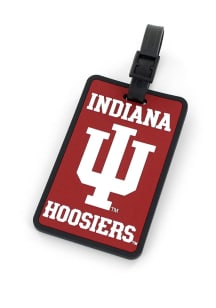 Indiana Hoosiers Aminco Rubber Luggage Tag - Red