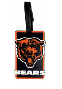 Chicago Bears Navy Blue Rubber Luggage Tag