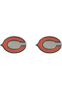 Chicago Bears Logo Post Womens Earrings