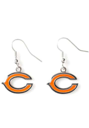 Chicago Bears Logo Dangler Womens Earrings