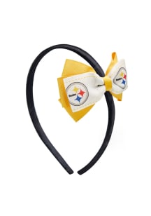Pittsburgh Steelers 2-Tone Bow Youth Headband