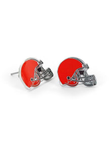 Cleveland Browns Logo Post Womens Earrings
