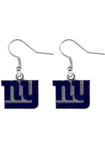 New York Giants Logo Dangler Womens Earrings