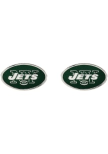 New York Jets Logo Post Womens Earrings