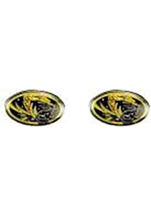 Missouri Tigers Glitter Post Womens Earrings