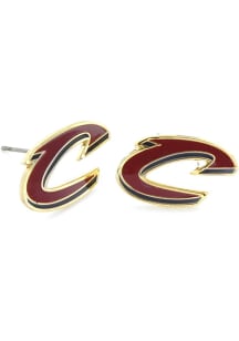 Cleveland Cavaliers Post Womens Earrings