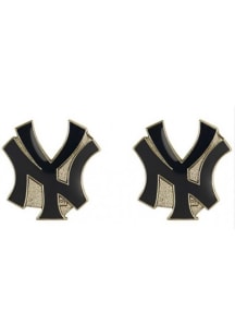 New York Yankees Logo Post Womens Earrings
