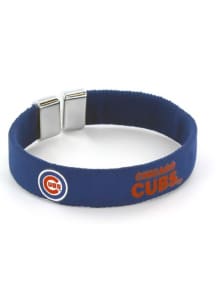 Chicago Cubs Ribbon Womens Bracelet