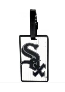 Chicago White Sox Black Rubber Luggage Tag