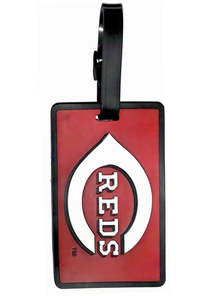 Cincinnati Reds Red Rubber Luggage Tag