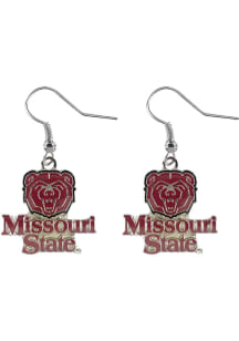 Missouri State Bears Logo Dangler Womens Earrings
