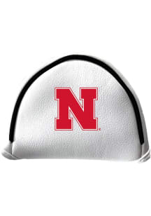 White Nebraska Cornhuskers Mallet Putter Cover