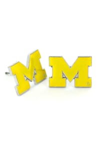 Michigan Wolverines Logo Post Womens Earrings