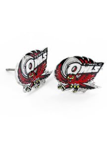 Temple Owls Logo Post Womens Earrings