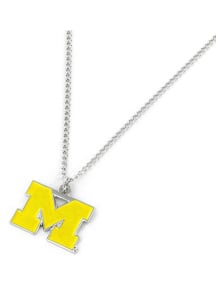 Michigan Wolverines Logo Necklace