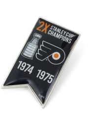 Philadelphia Flyers Souvenir Stanley Cup Champions Banner Pin