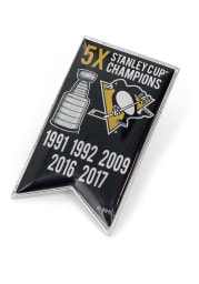 Pittsburgh Penguins Souvenir Stanley Cup Champions Banner Pin