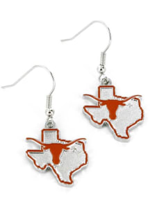 Texas Longhorns State Design Womens Earrings