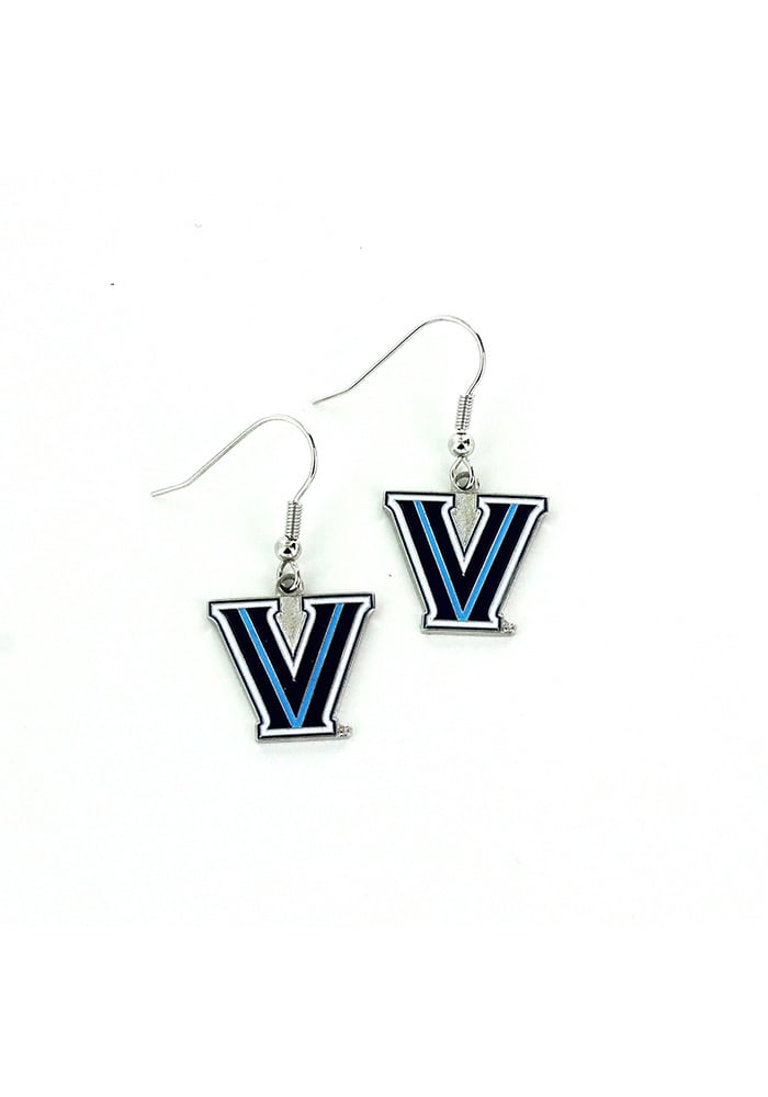 Villanova Wildcats Logo Dangler Womens Earrings