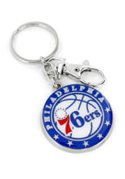 Philadelphia 76ers Team Logo Keychain