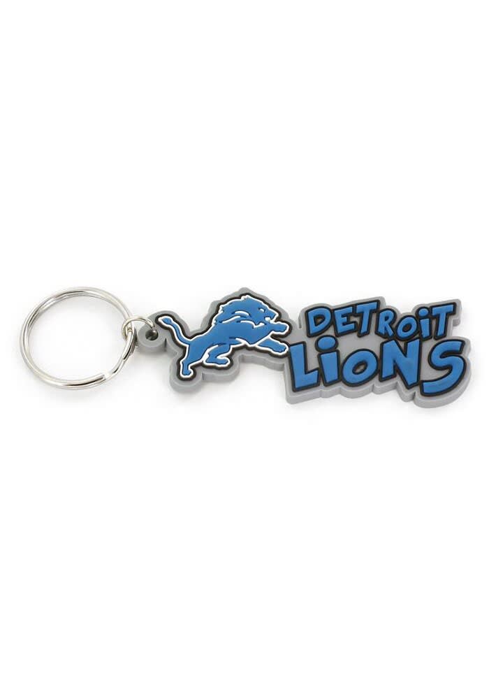 Detroit Lions Logo Keyring