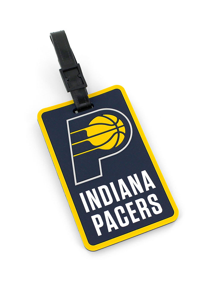 Indiana Pacers Crimson Soft Luggage Tag
