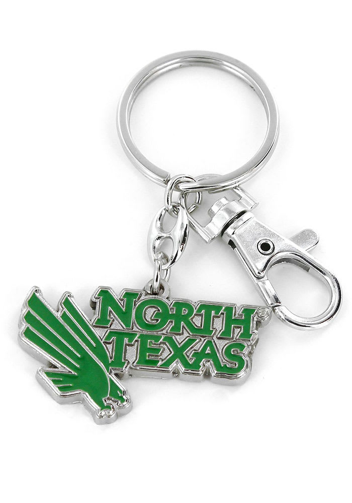 North Texas Mean Green Heavyweight Keychain