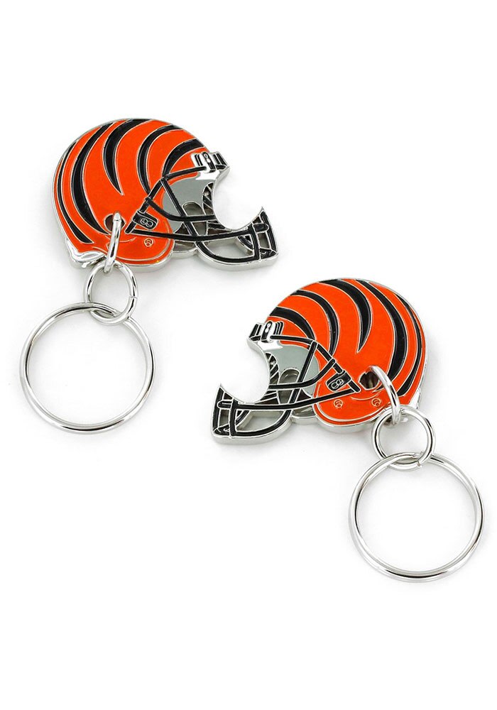 Cincinnati Bengals Helmet Bottle Opener Keychain