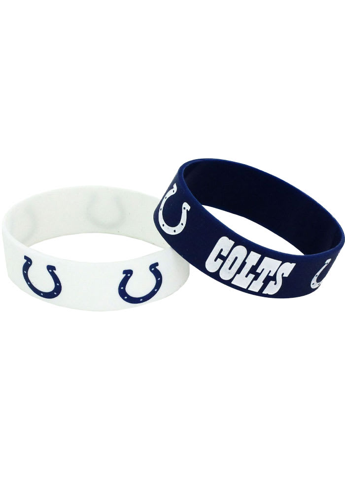 Indianapolis Colts 2 pack silcone Kids Bracelet