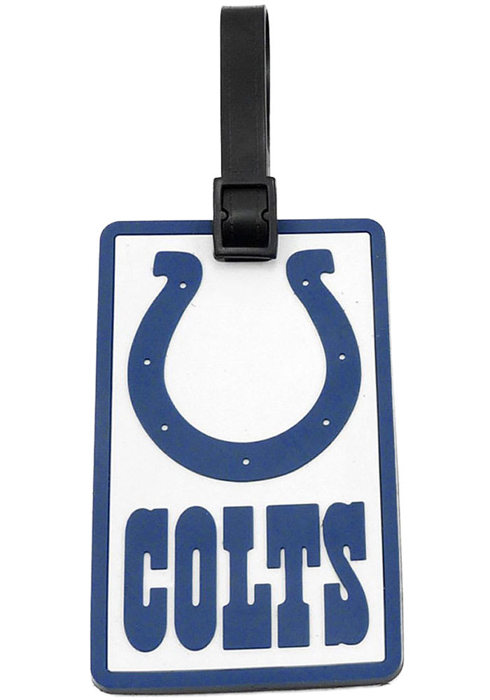 Indianapolis Colts Blue Soft Luggage Tag